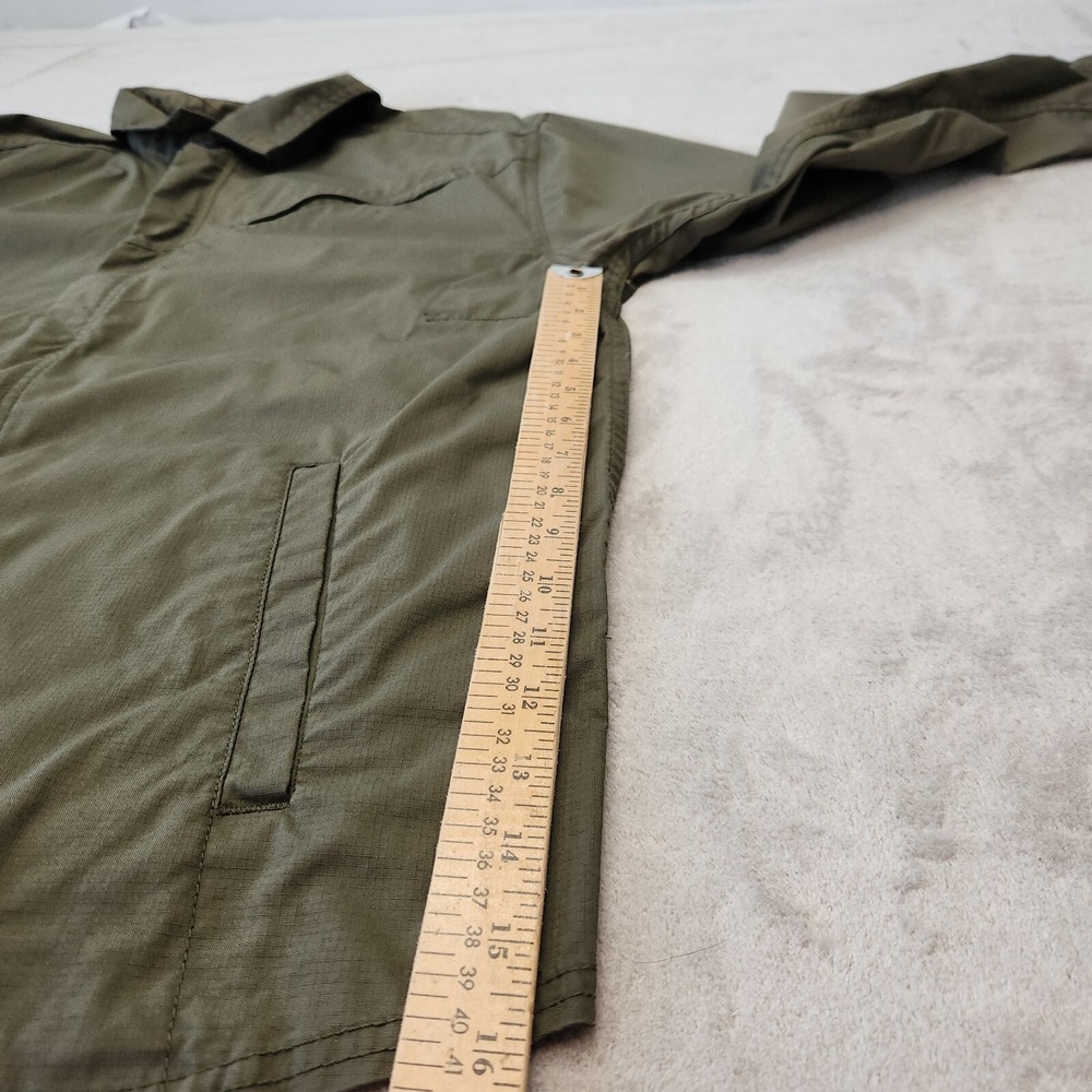 Toad&Co Ripstop Shirt Jacket XL Green Cotton Nylon Blend Mens Outerwear - Picture 7 of 13